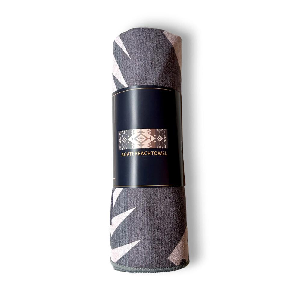 pendleton gray soft yoga towel