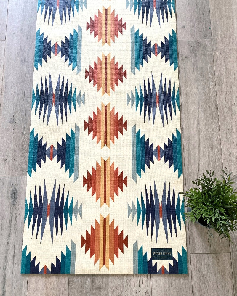 colorful yoga mat