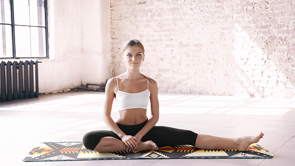 non slip mat with cute design yoga studio