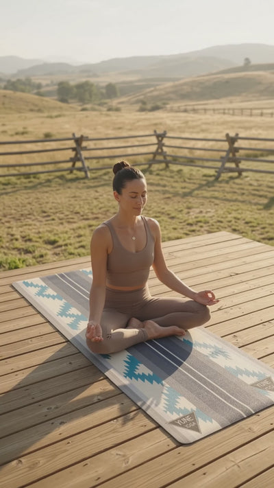 southwestern pattern yoga mat