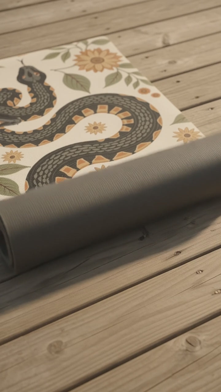 snake yoga mat