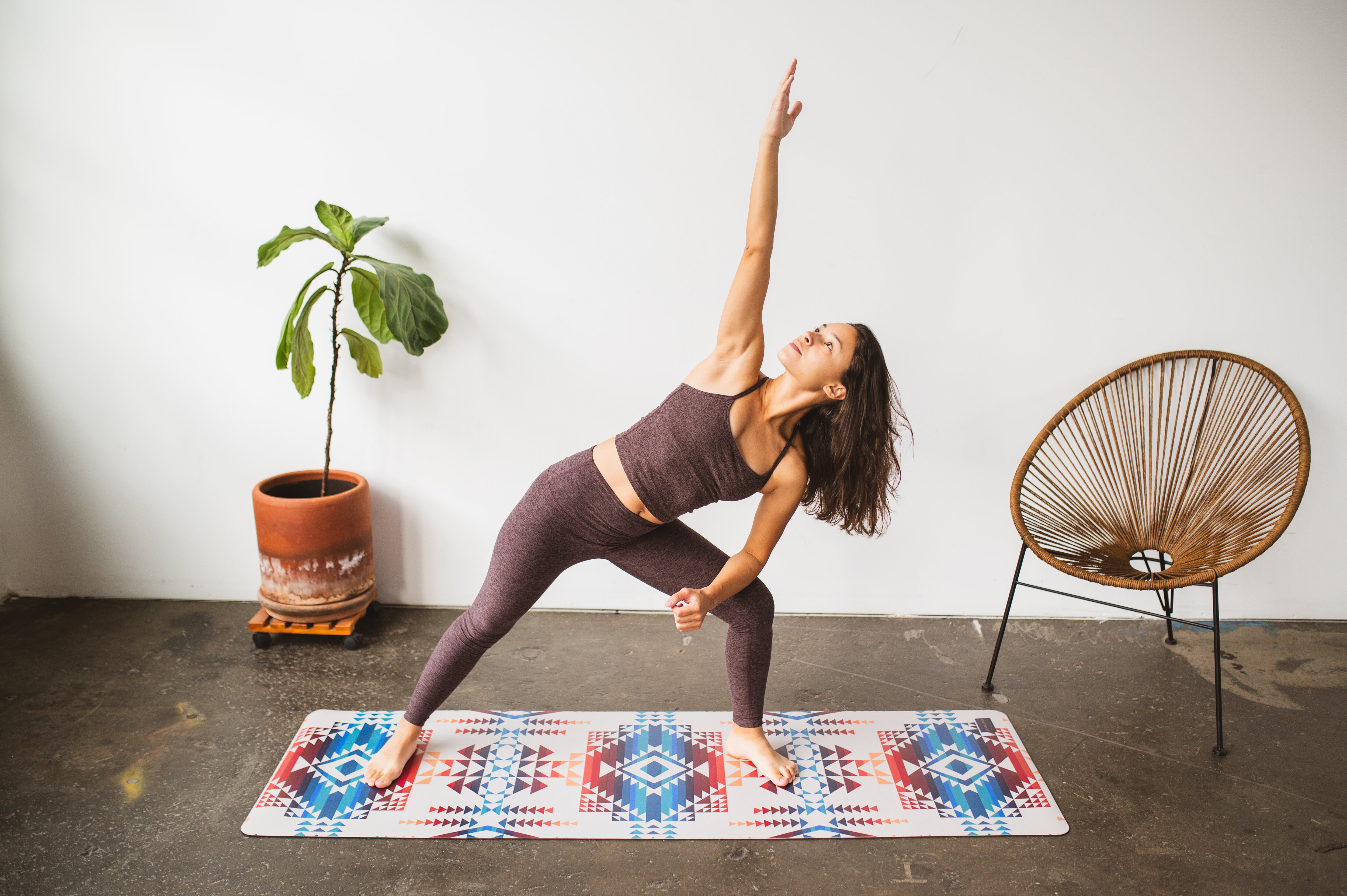 Sahaja Yoga Mats: Printed Yoga mats made from Natural Tree Rubber