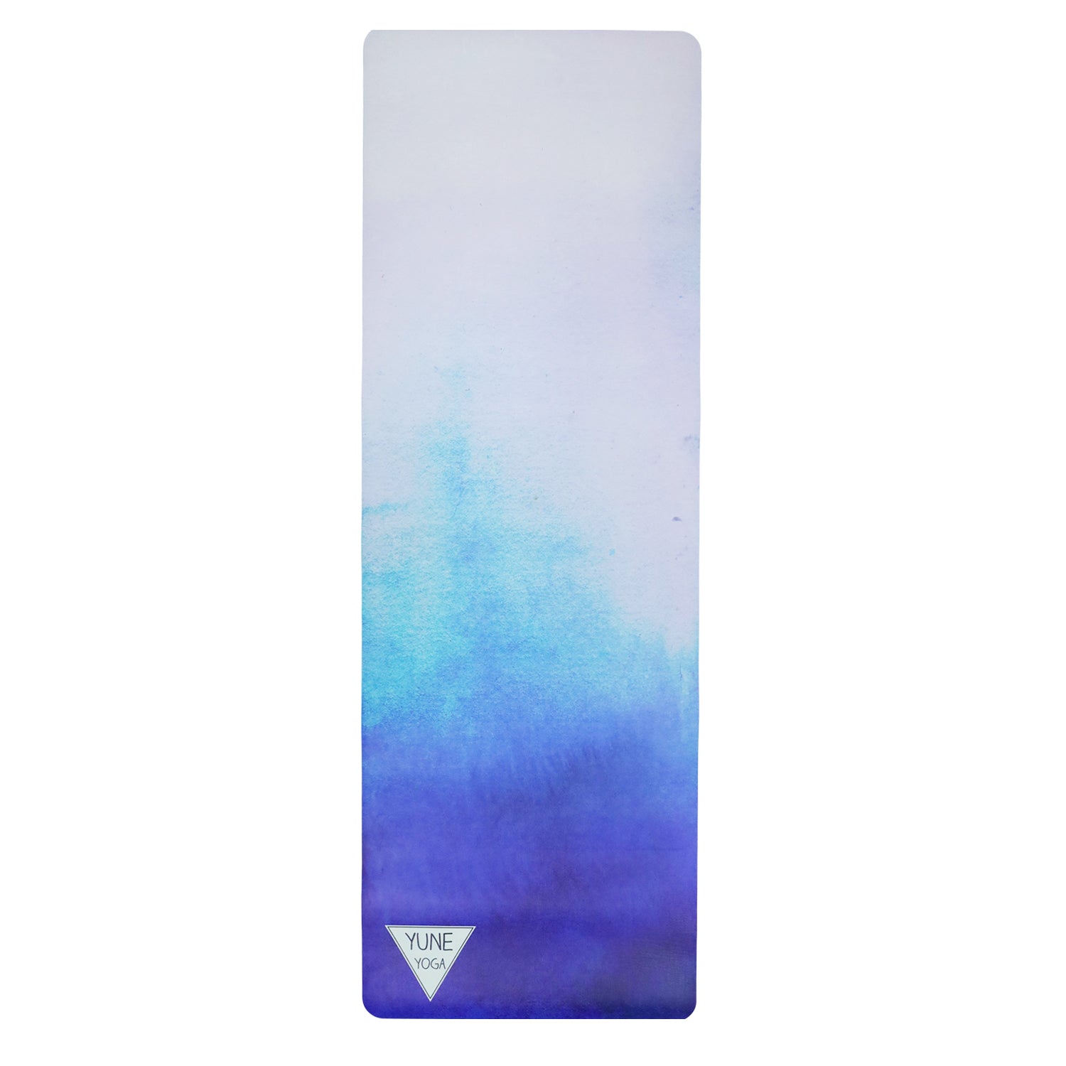 blue rubber yoga mat