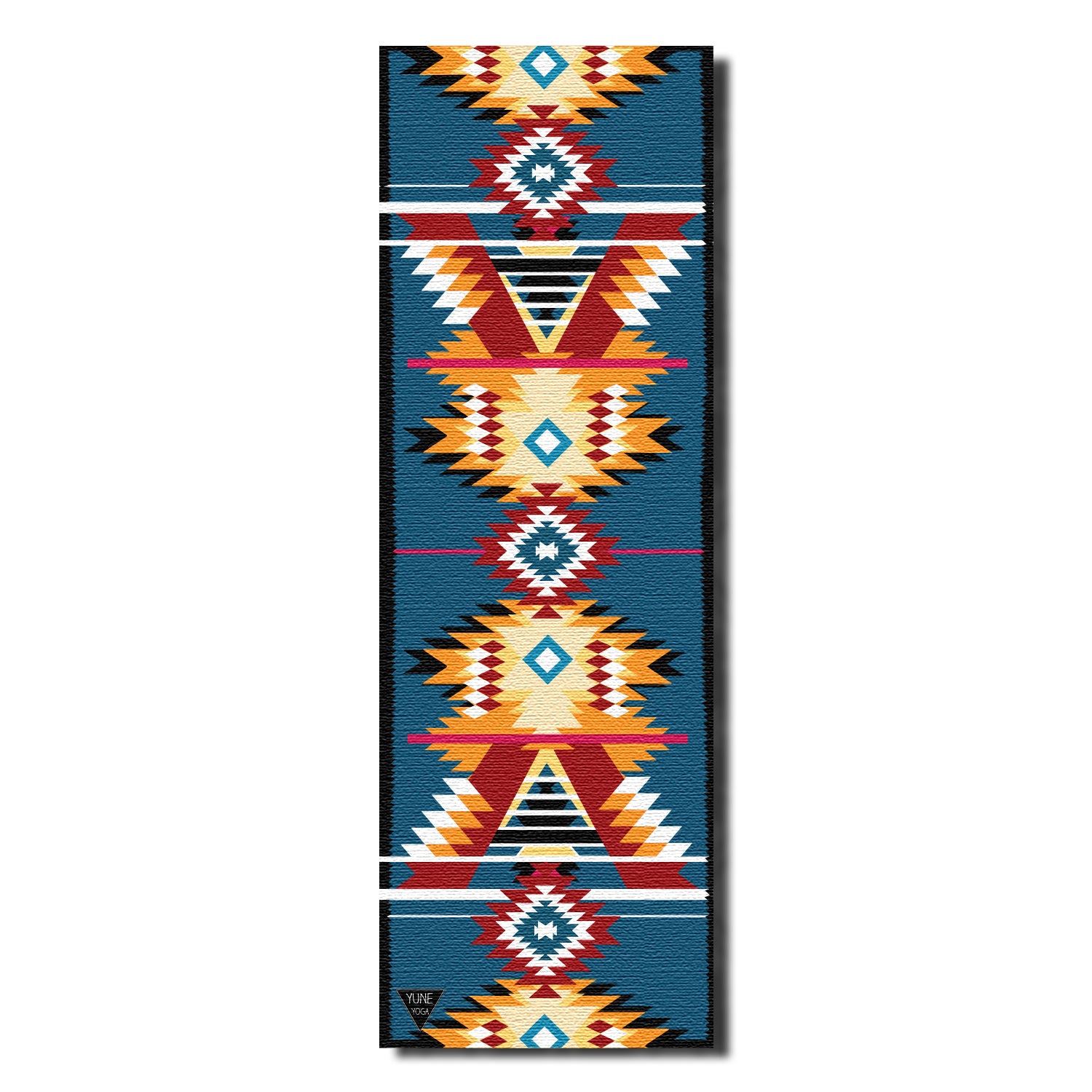 Pendleton Mission Trail Navy PER Yoga Mat Front View