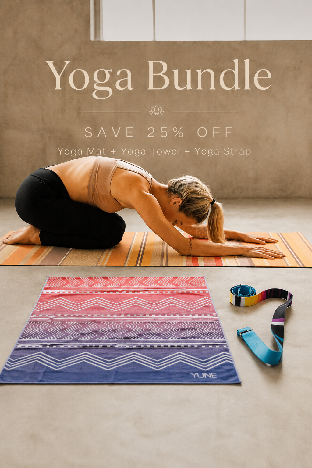 Yune Yoga 6mm Mat Bundle: Many Gorgeous Options