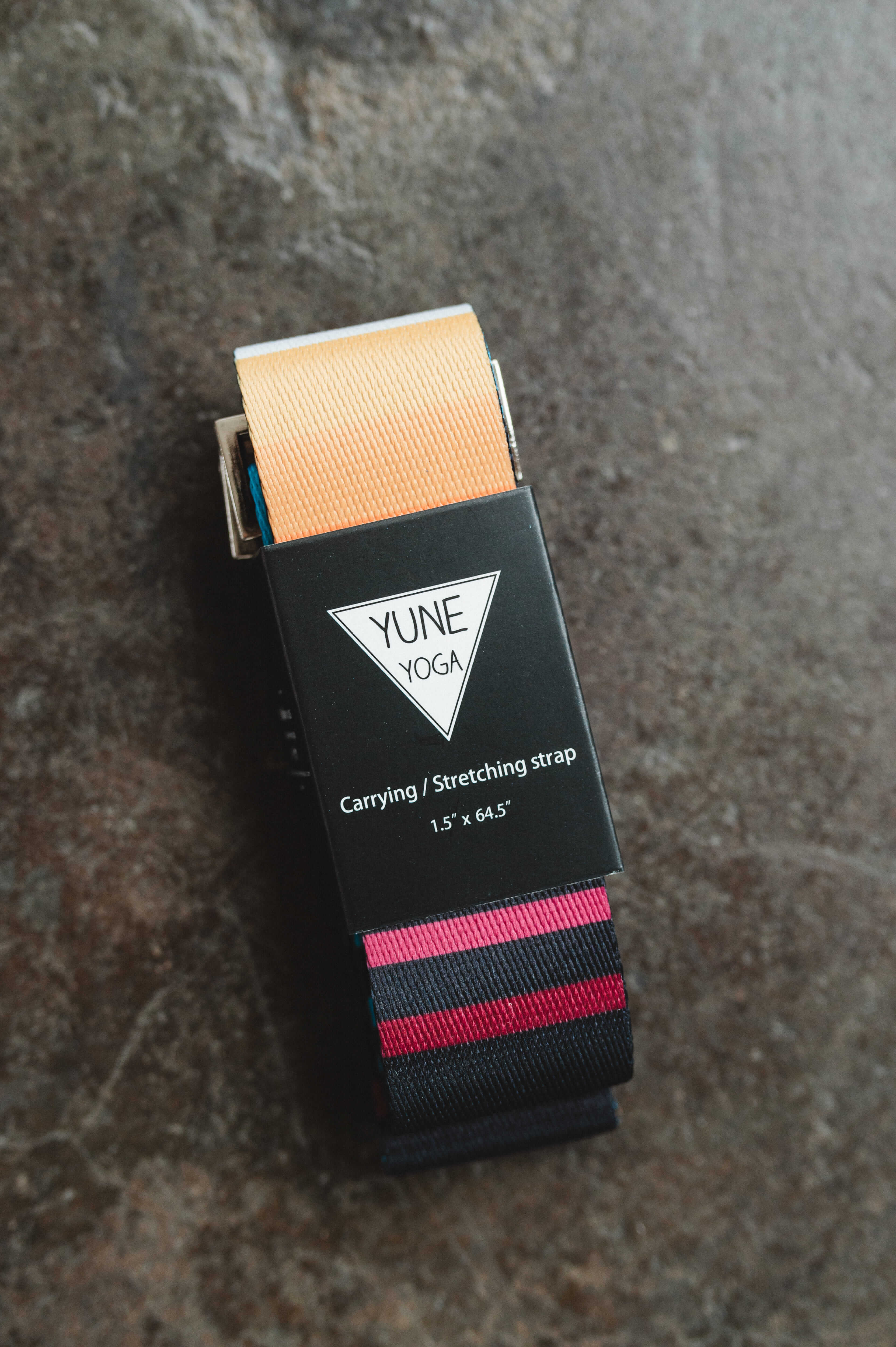 Yoga Strap | Stretching Strap | Metal Buckles | Blue | Yune Yoga | The Horatio - Yune Yoga