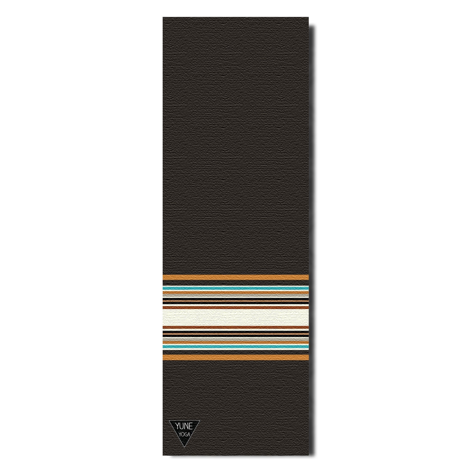 Yoga Mat | 6mm Thick | Multi Color Striped | Non-Slip | Eco Friendly | Yune Yoga | Lizard Rock - Yune Yoga