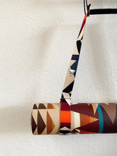 Load image into Gallery viewer, Pendleton x Yune Yoga Fire Legend Carrier/ Stretching Yoga Strap Front View Close Up