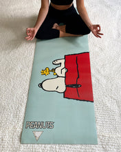 Load image into Gallery viewer, snoopy house Yune yoga mat lifestyle shot