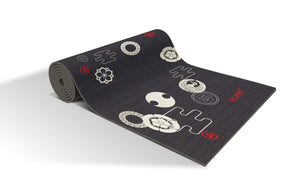 Aomame Trekk Travel Mat Yoga Mat Yune Yoga exercise, fitness, health, hot yoga, non slip yoga towel
