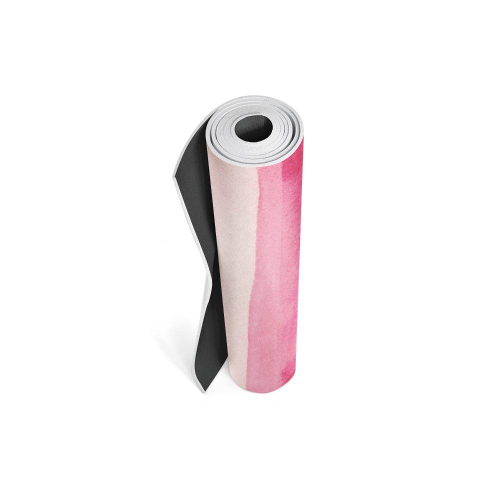 thick pink yoga mat