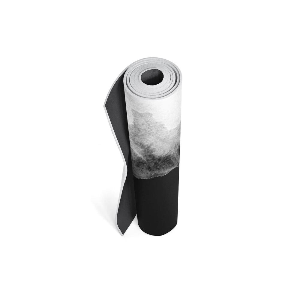 Black1 Yoga Mat Yune Yoga exercise, fitness, health, hot yoga, non slip yoga towel rolled up