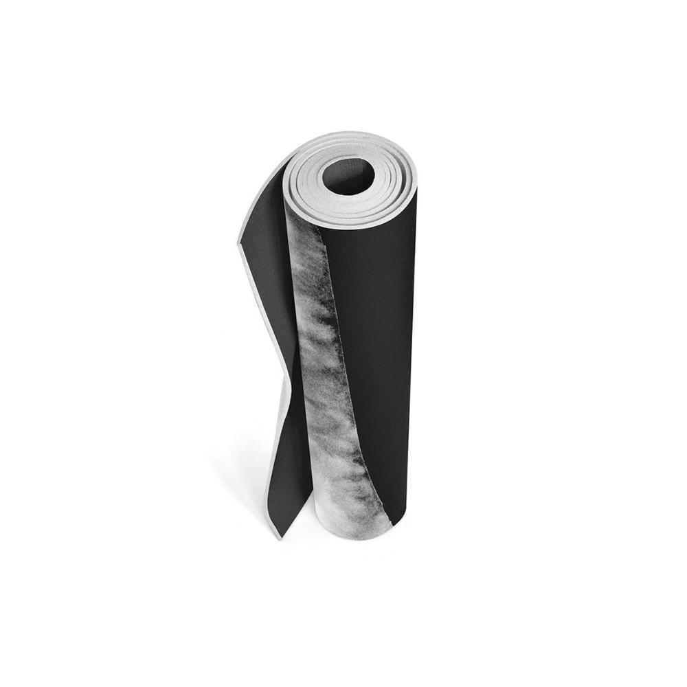 Black2 Yoga Mat Yune Yoga exercise, fitness, health, hot yoga, non slip yoga towel rolled up