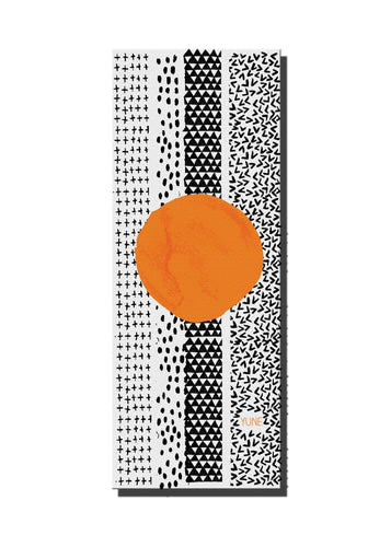 Bowie Trekk Travel Mat Yoga Mat Yune Yoga exercise, fitness, health, hot yoga, non slip yoga towel front view