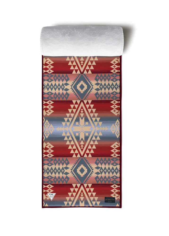 Pendleton x Yune Yoga Canyonland Yoga Towel Front View