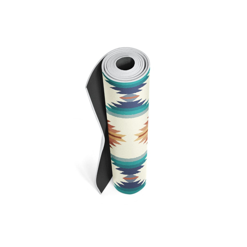 Pendleton Falcon Sunset PER Yoga Mat Rolled Up