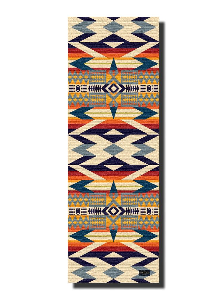 Pendleton Fire Legend PER Yoga Mat Front View