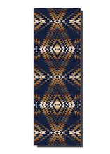 Load image into Gallery viewer, Pendleton Mission Trail Navy PER Yoga Mat Front View