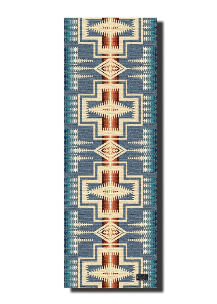 Pendleton Harding Gray Yoga Mat Front View