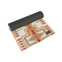 Load image into Gallery viewer, Pendleton Harding Tan PER Yoga Mat Half Rolled Up