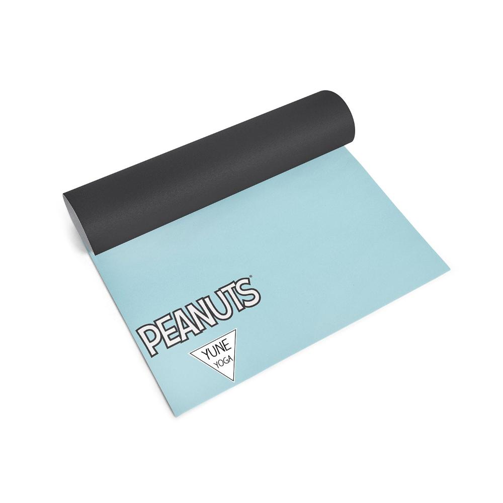 snoopy house yoga mat rolled view