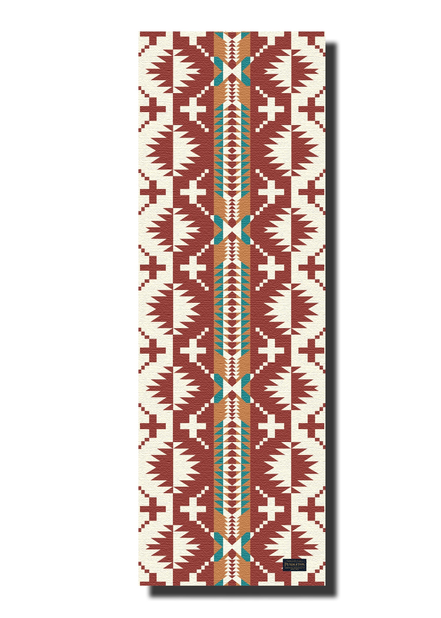 Pendleton Spider Rock Clay PER Yoga Mat Front View