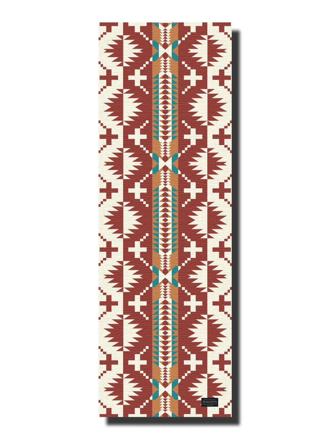 Pendleton Spider Rock Clay PER Yoga Mat Front View