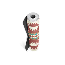 Load image into Gallery viewer, Pendleton Spider Rock Clay PER Yoga Mat Rolled Up