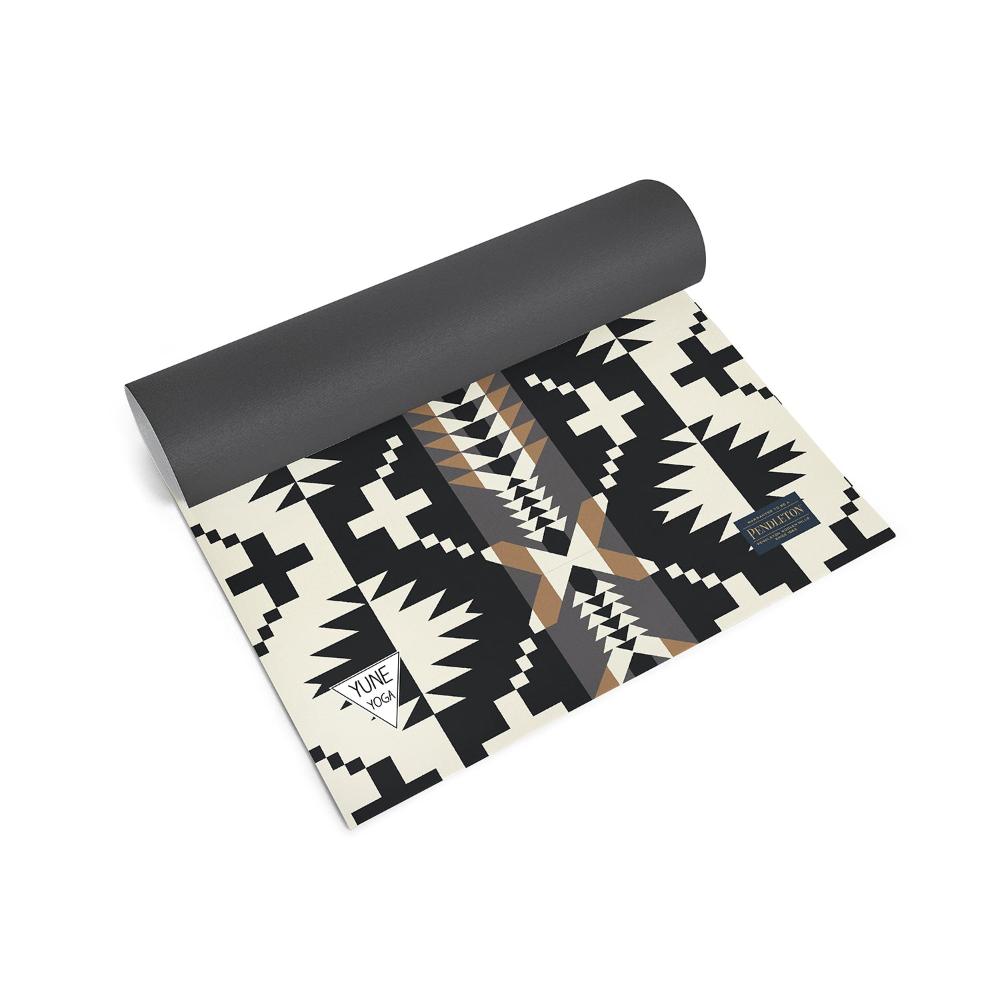 Pendleton Yoga Mat Half Rolled Up