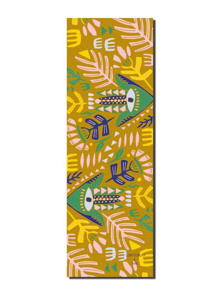 The Leah Duncan Hamsa Yoga Mat - Yoga Mat - Yeti Yoga Co. - cotton, excercise, fitness, fitness product, health