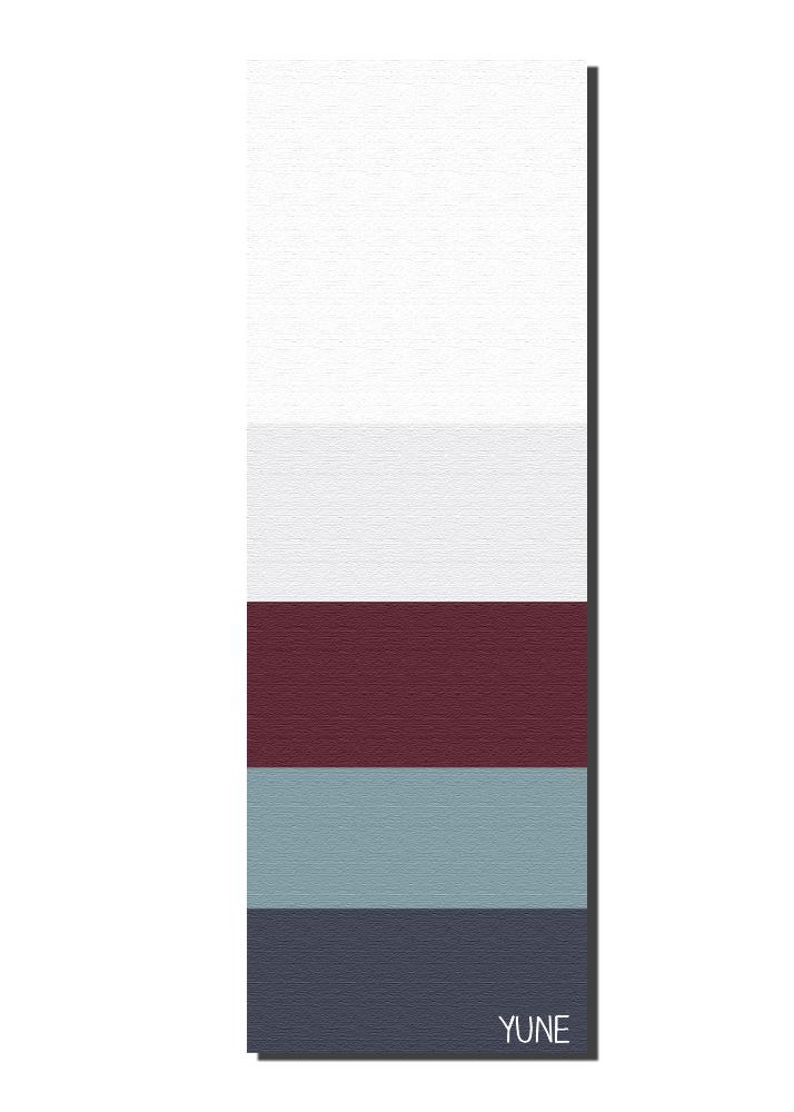 striped yoga mat